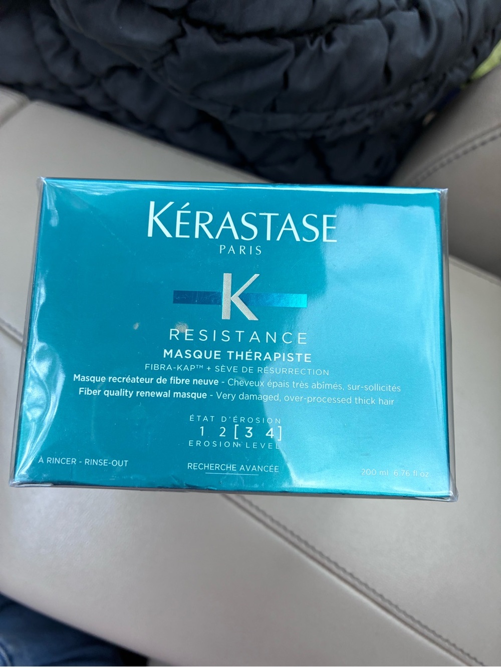 KΓ©rastase Resistance Masque ThΓ©rapiste Teal Blue Repair Mask